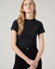 Футболка бавовняна жіноча Levi's Essential Sporty Tee Rib A7419-0014 M Чорна (5401157130612) - зображення 3