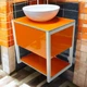 Пластиковая подвесная тумба loft Sunset 60x60x45 см Orange - изображение 4