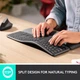 Клавиатура Logitech K860 ERGO Graphite (920-010352) - изображение 5