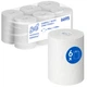 Рулонні паперові рушники для рук Kimberly-Clark Scott® Essential™ Slimroll™ код 6695 6 рулонів x 190 м білого одношарового паперу всього 1140 м - зображення 1