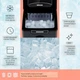 Льодогенератор Klarstein Icemeister 2G 12 кг/24г Чорний Б/У - изображение 2