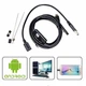 Эндоскопическая водонепроницаемая камера USB с подсветкой, Endoscope camera 2 meter 7mm App ios and android - изображение 4