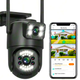 Вулична WiFi камера відеоспостереження 8Мп, 4K, з 6 камерами (L) - изображение 2