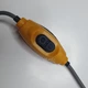 Автомобильный душ от прикуривателя 12V, портативный туристический автодуш с насосом, распылителем и шлангом 2 м, походный душ с регулировкой давления воды для туризма, пикника, дачи и путешествий Желтый DO-89 - изображение 6