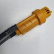 Автомобильный душ от прикуривателя 12V, портативный туристический автодуш с насосом, распылителем и шлангом 2 м, походный душ с регулировкой давления воды для туризма, пикника, дачи и путешествий Желтый DO-89 - изображение 7