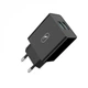 Зарядное устройство SkyDolphin SC30 (2USB, 2.1A) Black (MZP-000169) - изображение 2