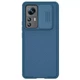Карбоновая накладка Nillkin Camshield (шторка на камеру) для Xiaomi 12T Pro Синий / Blue - изображение 1