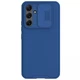 Карбоновая накладка Nillkin Camshield (шторка на камеру) для Samsung Galaxy A54 5G Синий / Blue - изображение 1