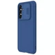 Карбоновая накладка Nillkin Camshield (шторка на камеру) для Samsung Galaxy A54 5G Синий / Blue - изображение 3