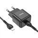 СЗУ Hoco N32 Glory PD30W (1USB-C) + кабельType-C to Lightning Black - изображение 3