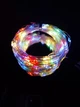 Гирлянда от USB "светодиодные капли" 20м, 200LED, мульти цвет, 8 режимов + пульт - изображение 3