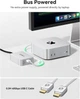 Мережевий адаптер 10GbE RJ45 10G Ethernet Thunderbolt 3/4 USB4 Алюмінієвий корпус з вентилятором устройство подключается по принципу Plug-and-play на macOS Win Intel certification - зображення 3