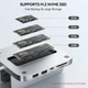 Док-станція 8в1 з корпусом жорсткого диска для MacMini| iMac - зображення 8