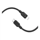 Кабель синхронізації Borofone BX113 Silicone PD27W Type-C to Lightning 3m Black (35551_3346713) - зображення 5
