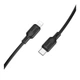 Кабель синхронізації Borofone BX113 Silicone PD27W Type-C to Lightning 3m Black (35551_3346713) - зображення 6