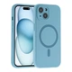 Чохол Glow Silicone Case Full Camera with Magsafe для iPhone 15 Колір Dark blue - изображение 3