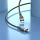 Кабель с быстрой зарядкой 60W 3м для ноутбука и техники Type-C to Type-C HOCO X109 Energy 3А Черный - изображение 7