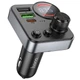Автомобильный FM-трансмиттер модулятор с быстрой зарядкой HOCO E86 Alegria |2USB/Type-C PD48W+QC3.0| Черный - изображение 1