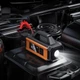 Пускозарядний пристрій бустер для авто 10000mAh з компресором HOCO QS4 Чорно-помаранчевий - зображення 12