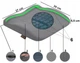 Ортопедична подушка для крісла автомобіля Qmed Seat & Back - зображення 6