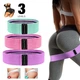Резинка для фитнеса и спорта тканевая Zakerda Hip Resistance Band комплект 3 Штуки - изображение 3