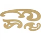 Набір лекал Koh-i-Noor №3 (великий), 3 шт. 750068 (5780) - зображення 1