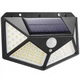 Светильник с датчиком движения на улицу на солнечной батарее solar interaction wall lamp 100 LED - изображение 1