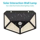 Светильник с датчиком движения на улицу на солнечной батарее solar interaction wall lamp 100 LED - изображение 4