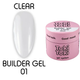 Моделюючий гель Toki-Toki Builder Gel 01 Clear, прозорий, 15 мл - зображення 1