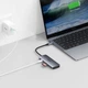 Док-станція USB3.1 Type-C -->HDMI 30Hz/3хUSB 3.0/USB-C/ PD100W/SD/TF 7 in 1Choetech - зображення 4