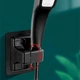 Настенный держатель для душевой лейки без сверлений Showerhead Holder самоклеящаяся штанга для душа с наклоном на 90°, черный (101611361) - изображение 3
