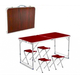Стіл зі стільцями алюмінієва валіза для пікніка та риболовлі Folding Table - изображение 1