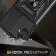 Протиударний чохол Armor Ring + захиcт камери для Samsung Galaxy A05 (A055) Simon case чорний - зображення 6
