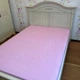 Простынь на резинке 90х200 розовая Страйп Микросатин Ananasko 99017 - изображение 2