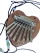 Калимба Kalimba для влюбленных Сердце Деревянное мини пианино для начинающих на 8 тонов - изображение 1