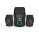 Акустика XTRIKE ME Wired Speaker SK-612, 5W, 2x3W, RGB, USB, AUX, black - изображение 4
