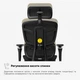 Офісне крісло Mealux S4 Air Black (арт. HF-S4 M/B) - изображение 7
