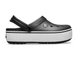 Унісекс крокси Crocs Crocband Platform Black/White M7/W9 39-40р. (24,6 см) Чорні - зображення 1