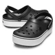 Унісекс крокси Crocs Crocband Platform Black/White M7/W9 39-40р. (24,6 см) Чорні - зображення 2