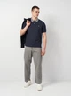 Поло длинное мужское GANT 2022152-433 M Синее (7325707989841) - изображение 3