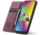Чохол-книжка CaseMe із нубуку для Samsung A40 Бордовий - зображення 6