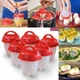 Силиконовые формочки для варки яиц без скорлупы EGG Boiler - изображение 2