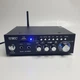 Усилитель звука 2-канальный Bluetooth 2x30Вт, аудиоусилитель сигнала с FM-радио, USB, SD, RCA, караоке, эквалайзером для колонок, портативный стереоусилитель для дома и авто, питание 12V/220V Черный PKA-68-BT - изображение 9