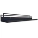 Полка Металлическая 60см х 7.5см Glozis Bau Black 60 K-006 - изображение 2