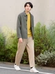 Куртка демисезонная мужская Uniqlo 74314211 3XL Зеленая (1159828839) - изображение 2