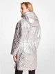Куртка демисезонная женская Michael Kors (196163001494) Metallic Ciré Puffer XS серый - изображение 2