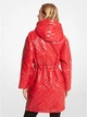 Куртка демисезонная женская Michael Kors Metallic Ciré Puffer XS красная - изображение 2