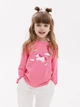 Детский лонгслив для девочки Bembi FT51-700 110 см Малиновый (47051701040.700) - изображение 1