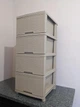 Комод пластиковий Алеана Ротанг кремовий - зображення 8
