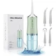 Іригатор для чищення порожнини рота та зубів Oral Irrigator акумуляторний зі змінними насадками. Колір: зелений - зображення 1